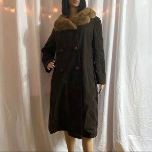 Vintage R.H.Stearns Fur Collar Coat